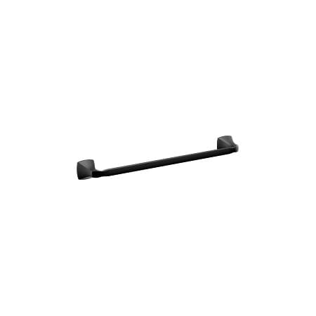 Moen Voss 18in Towel Bar in Matte Black YB5118BL